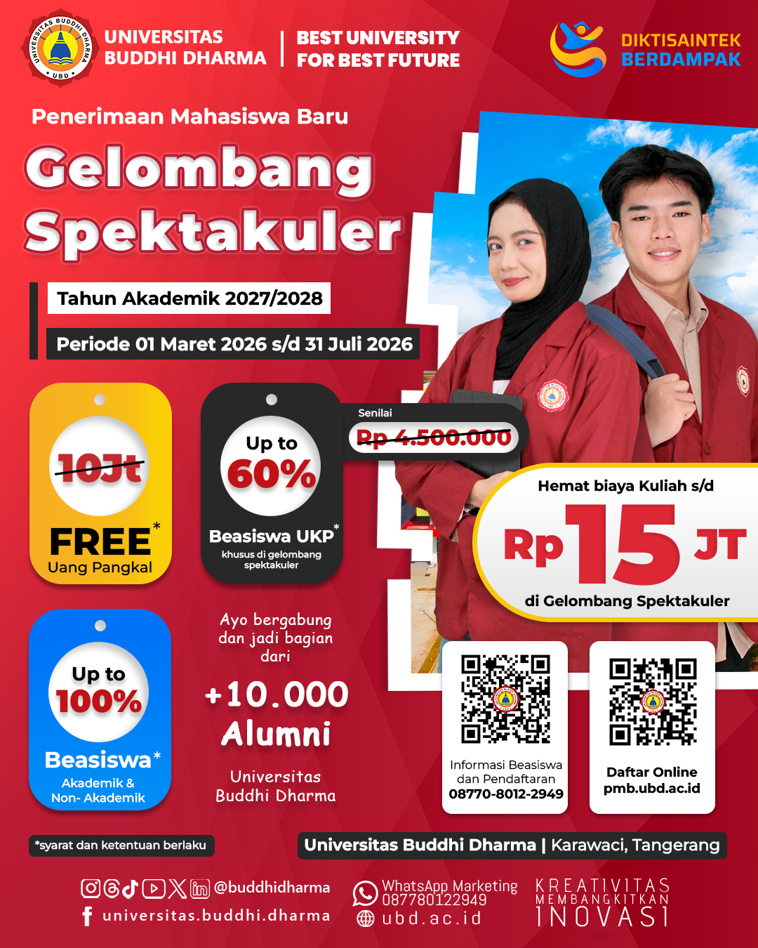 Gelombang Spektakuler Tahun Akademik 2027 2028
