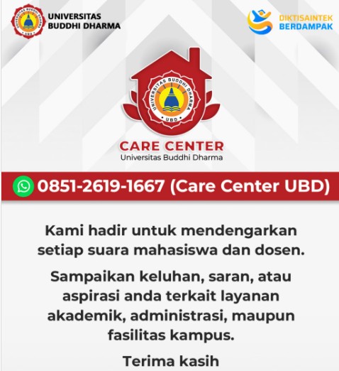 CARE CENTER Universitas Buddhi Dharma