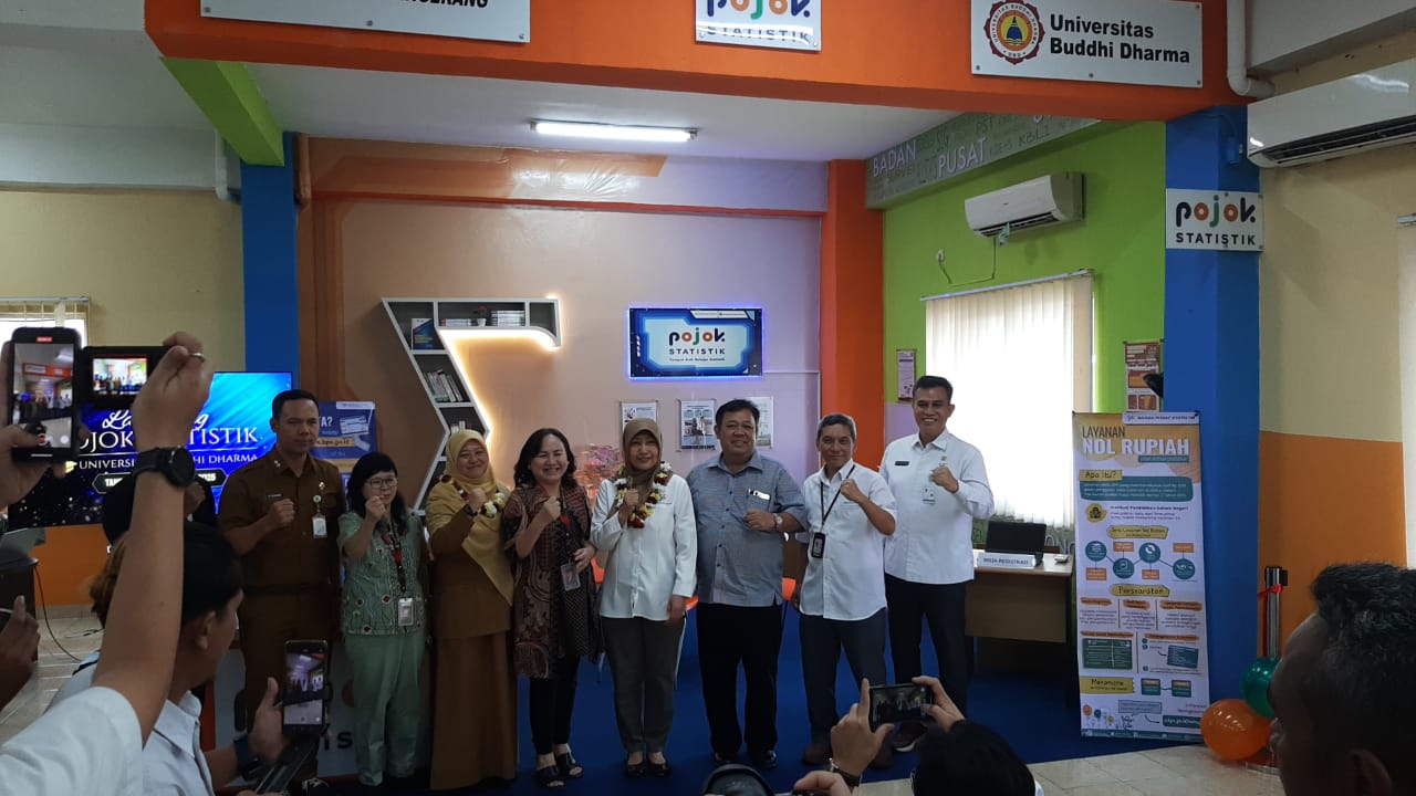 Peresmian Pojok Statistik dan Kuliah Umum Universitas Buddhi Dharma