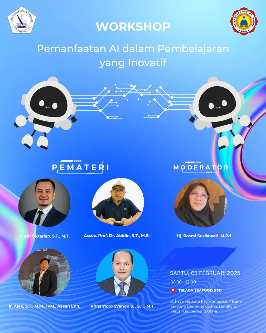 MOU MOA IA antara UBD degan YBIMC dilanjutkan dengan Workshop Pemanfaatan AI yang Inovatif