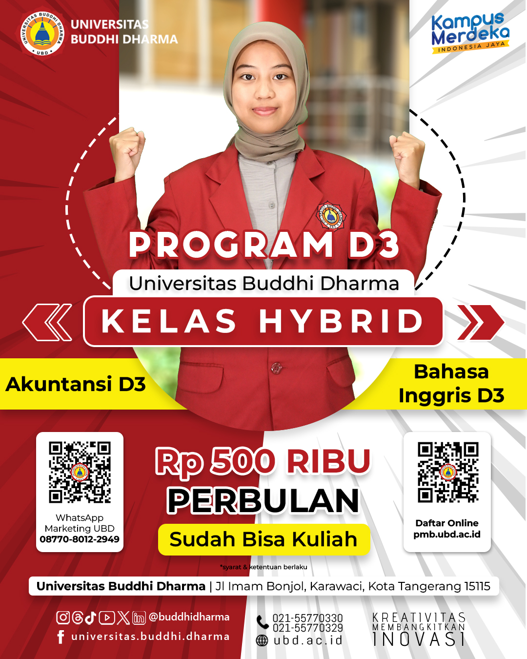 Program D3 Kelas Hybrid Universitas Buddhi Dharma