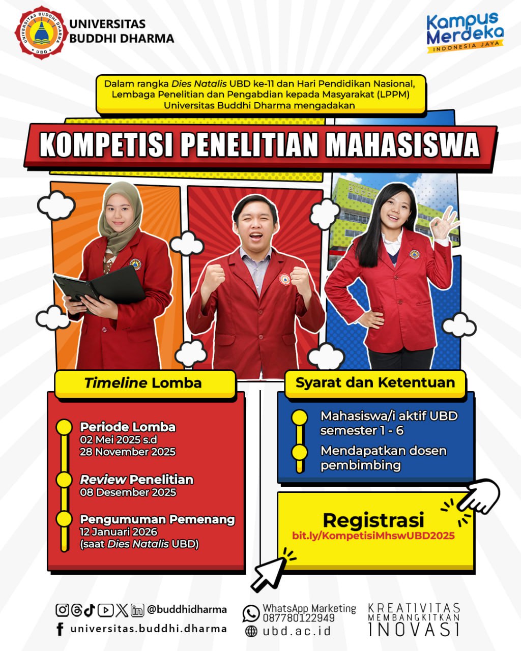 Saatnya Mahasiswa UBD Unjuk Gigi Lewat Penelitian
