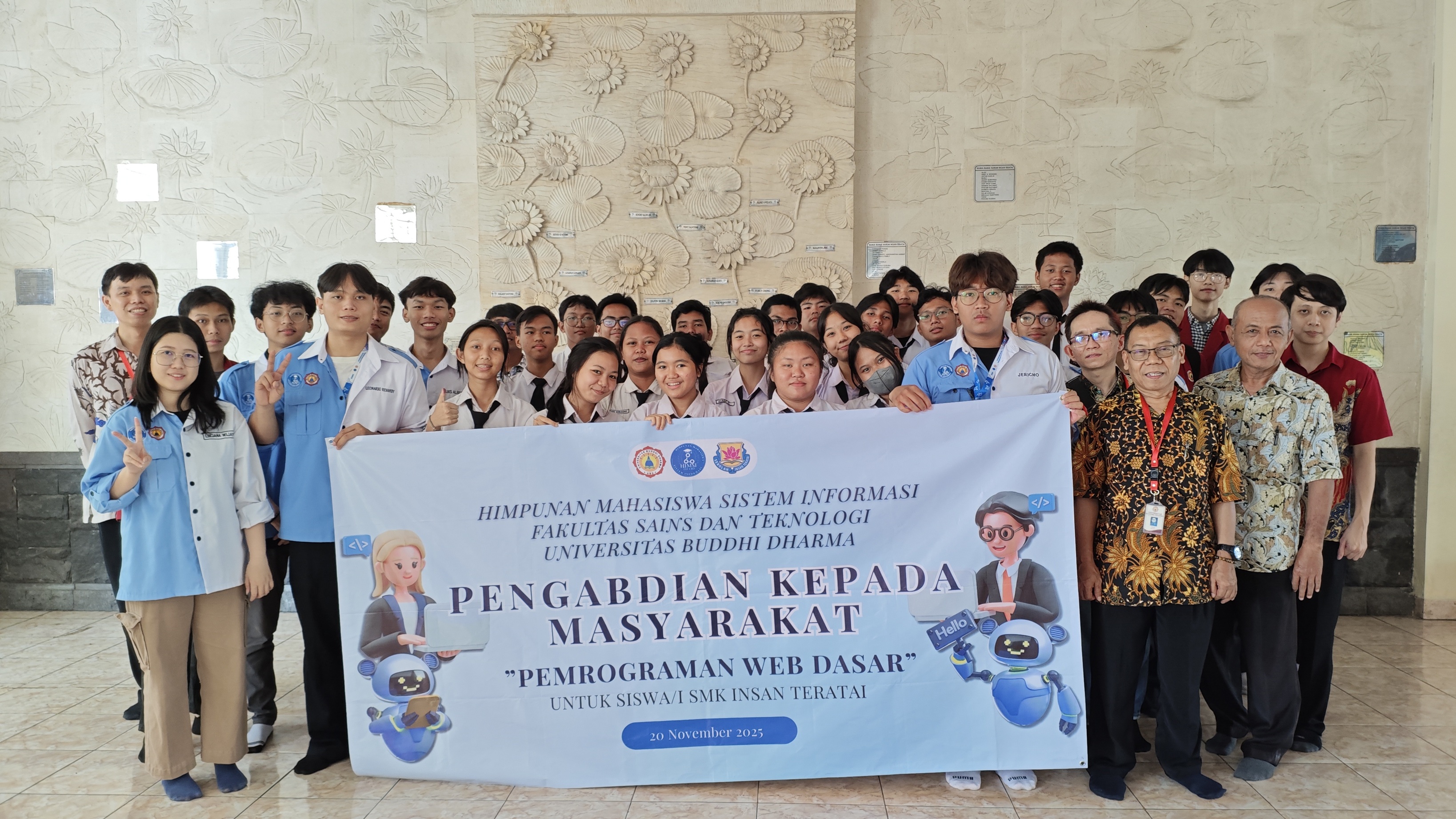 Kegiatan Pengabdian Kepada Masyarakat oleh Himpunan Mahasiswa Sistem Informasi