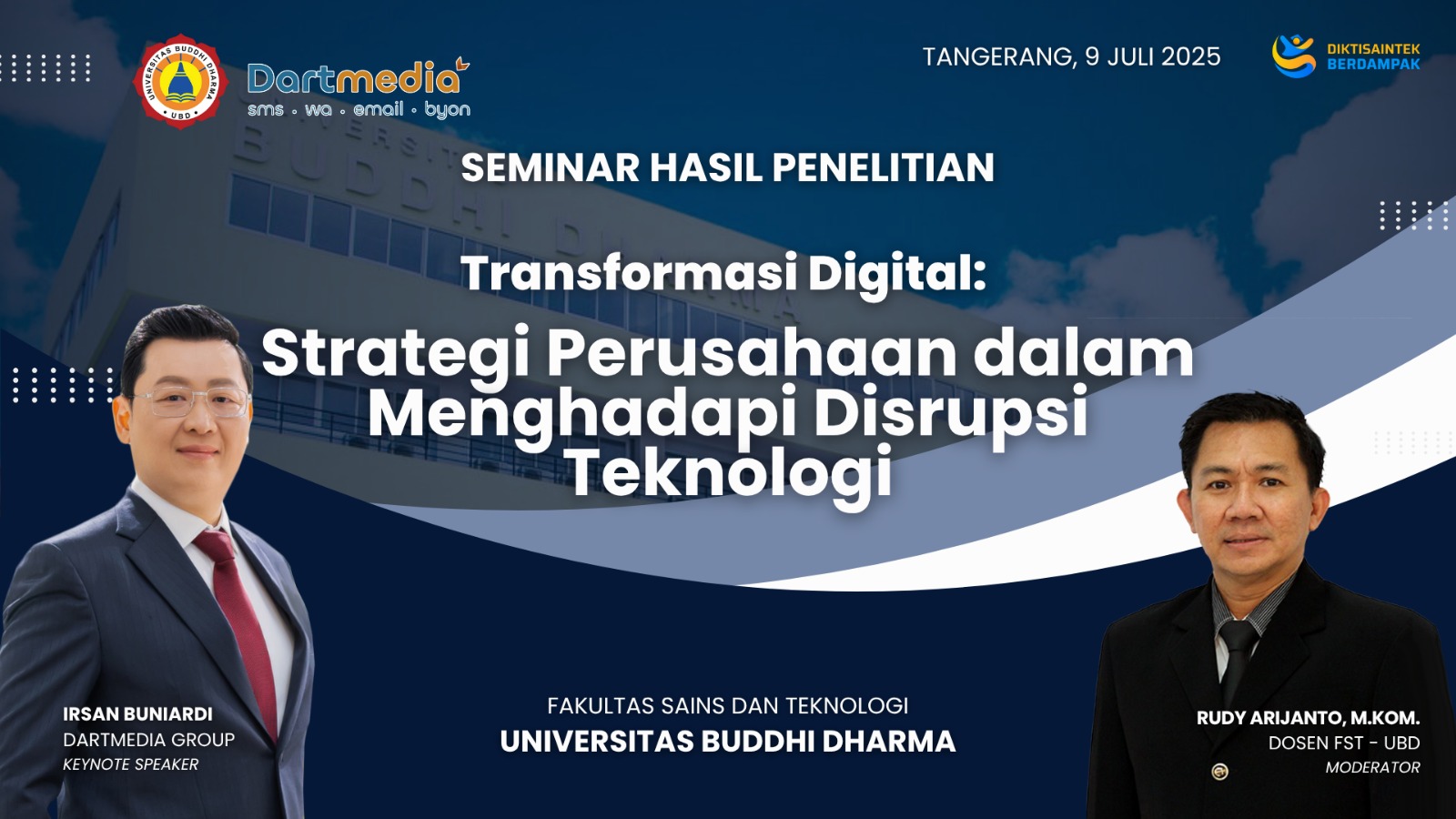 Seminar Hasil Penelitian Mahasiswa Fakultas Sains dan Teknologi