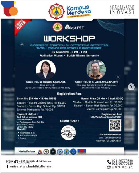Workshop ecomerce strategy by optimizing artificial inteligence for startup businesses