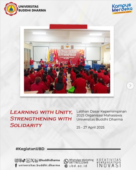 Latihan Dasar Kepemimpinan 2025 Organisasi Mahasiswa Universitas Buddhi Dharma