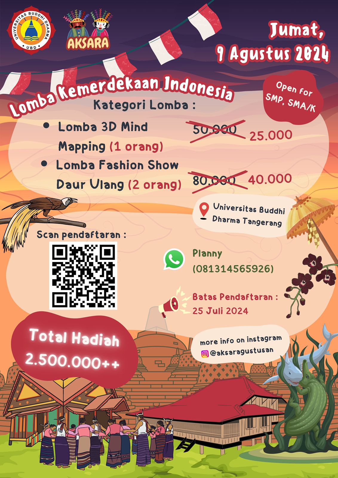 Lomba Kemerdekaan Indonesia 9 Agustus 2024